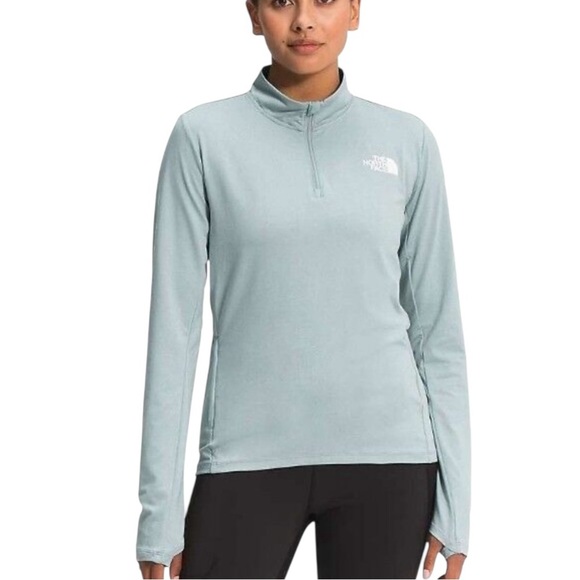 The North Face Riseway 1/2 Zip Top Womens Long Sleeve with Thumbholes Size M - Picture 15 of 15